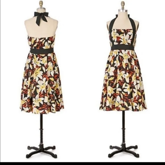 Moulinette Soeurs Mayflower Lily silk dress 8 - Picture 1 of 8